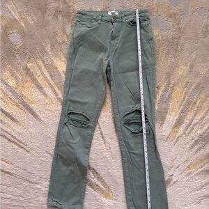 PAIGE Sage Green Denim